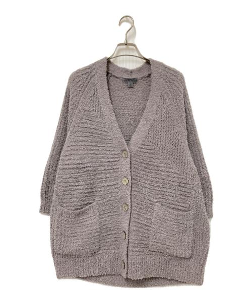 barefoot dreams（ベアフットドリームス）barefoot dreams (ベアフットドリームス) パイルカーディガン グレー サイズ:XSの古着・服飾アイテム