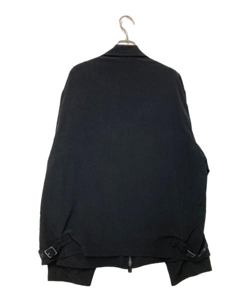 Yohji Yamamoto pour homme（ヨウジヤマモト プールオム）Yohji Yamamoto pour homme (ヨウジヤマモト プールオム) タキシード ファスナー ブルゾン ブラック サイズ:2の古着・服飾アイテム