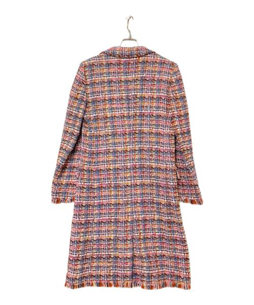 ETRO（エトロ）ETRO (エトロ) 金釦ツイードコート ピンク サイズ:40の古着・服飾アイテム