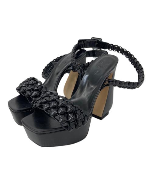 Si rossi（シーロッシ）Si rossi (シーロッシ) ヒールサンダル ブラック サイズ:36の古着・服飾アイテム