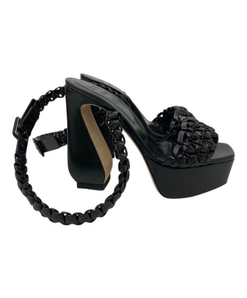 Si rossi（シーロッシ）Si rossi (シーロッシ) ヒールサンダル ブラック サイズ:36の古着・服飾アイテム