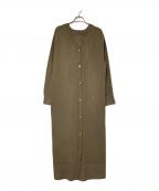 OSMOSIS loafオズモーシスロフ）の古着「ロングカーディガン」｜ブラウン