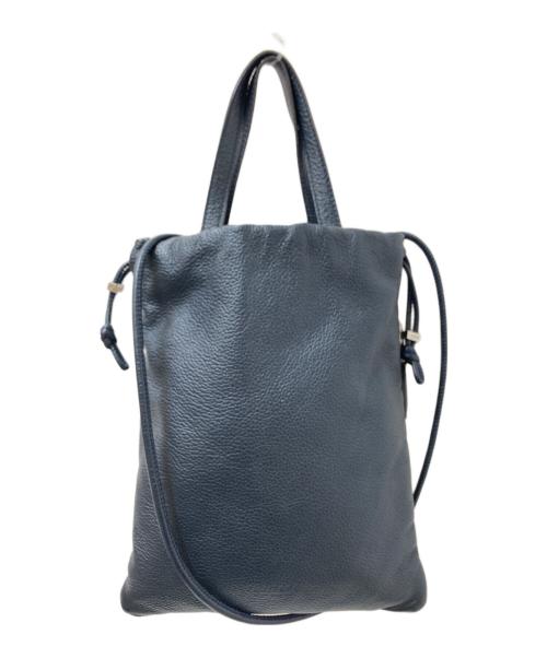 FUJITAKA（フジタカ）FUJITAKA (フジタカ) 2WAY レザー巾着ミニバッグ ブラック サイズ:下記参照の古着・服飾アイテム