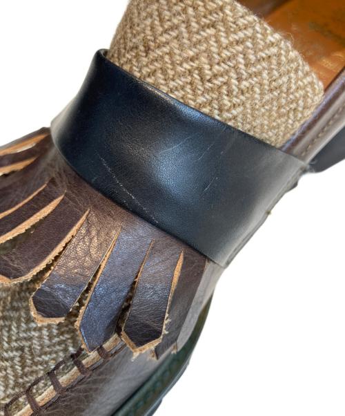 glamb（グラム）glamb (グラム) Shark sole loafers ブラウン サイズ:3の古着・服飾アイテム