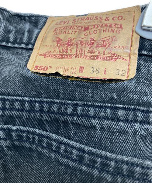 LEVI'S（リーバイス）LEVI'S (リーバイス) 550デニムパンツ ブラック サイズ:W38×L32の古着・服飾アイテム
