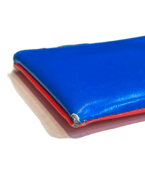 COMME des GARCONS（コムデギャルソン）COMME des GARCONS (コムデギャルソン) コンパクトコインケース ブルー×レッド サイズ:下記参照の古着・服飾アイテム