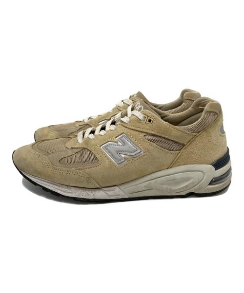 NEW BALANCE（ニューバランス）NEW BALANCE (ニューバランス) KITH (キス) 別注990ローカットスニーカー ベージュ サイズ:28.0cmの古着・服飾アイテム