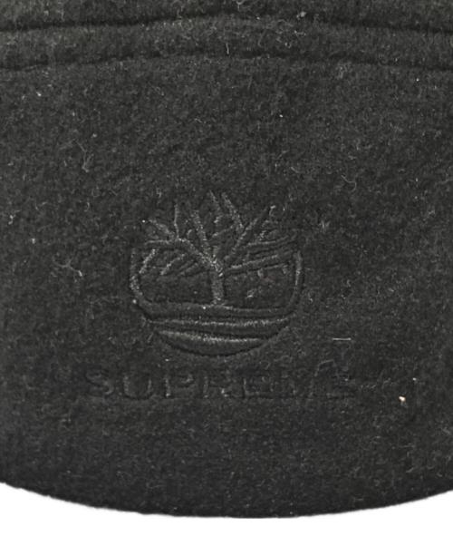 Timberland（ティンバーランド）Timberland (ティンバーランド) SUPREME (シュプリーム) Earflap Camp Cap ブラック サイズ:下記参照の古着・服飾アイテム