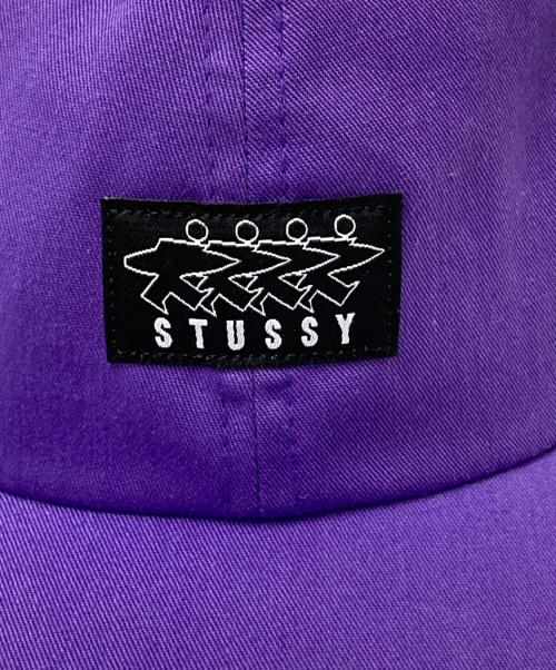 stussy（ステューシー）stussy (ステューシー) ロゴキャップ パープル サイズ:下記参照の古着・服飾アイテム