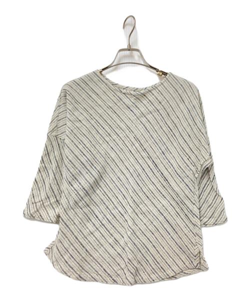 USAATO（ウサト）USAATO (ウサト) 7分袖カットソー ベージュ サイズ:下記参照の古着・服飾アイテム