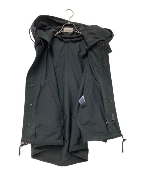 THE RERACS（ザ リラクス）THE RERACS (ザ リラクス) ドロップショルダー モッズコート 2 ブラック サイズ:34の古着・服飾アイテム