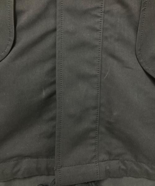 THE RERACS（ザ リラクス）THE RERACS (ザ リラクス) ドロップショルダー モッズコート 2 ブラック サイズ:34の古着・服飾アイテム