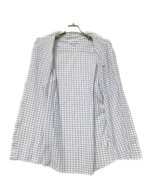 LACOSTE（ラコステ）LACOSTE (ラコステ) 半袖シャツ ホワイト サイズ:US:Lの古着・服飾アイテム