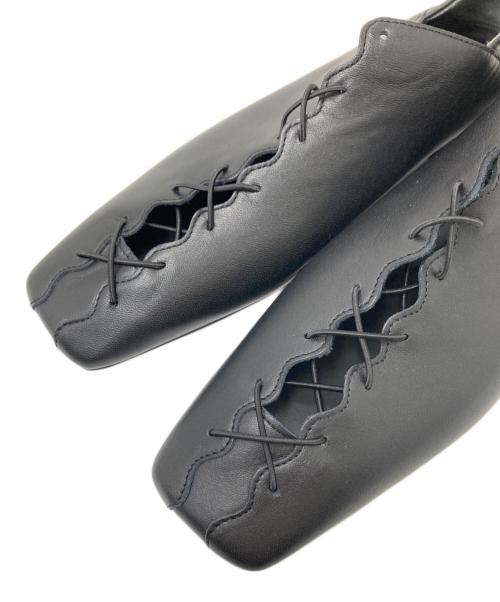 Odette e Odile（オデットエオディール）Odette e Odile (オデットエオディール) フラットシューズ ブラック サイズ:23.5㎝の古着・服飾アイテム