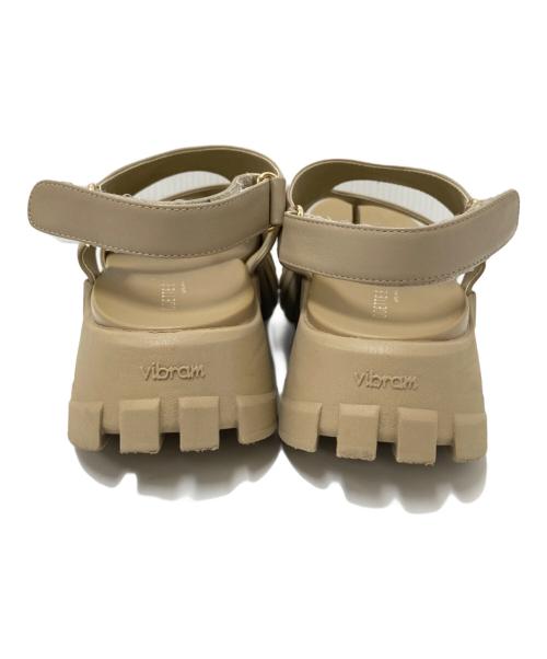 Odette e Odile（オデットエオディール）Odette e Odile (オデットエオディール) ソフトベルトサンダル ベージュ サイズ:36の古着・服飾アイテム