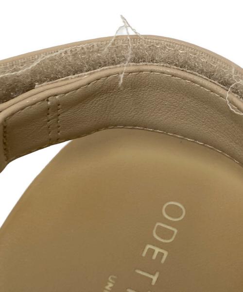 Odette e Odile（オデットエオディール）Odette e Odile (オデットエオディール) ソフトベルトサンダル ベージュ サイズ:36の古着・服飾アイテム