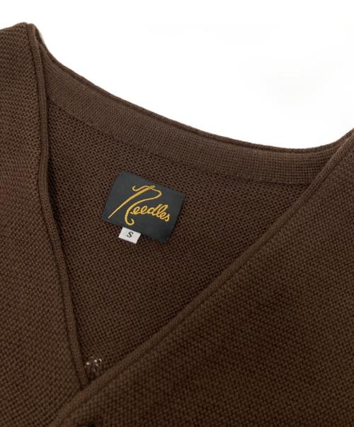 Needles（ニードルズ）Needles (ニードルズ) V Neck Cardigan - Chimayo ブラウン サイズ:Sの古着・服飾アイテム