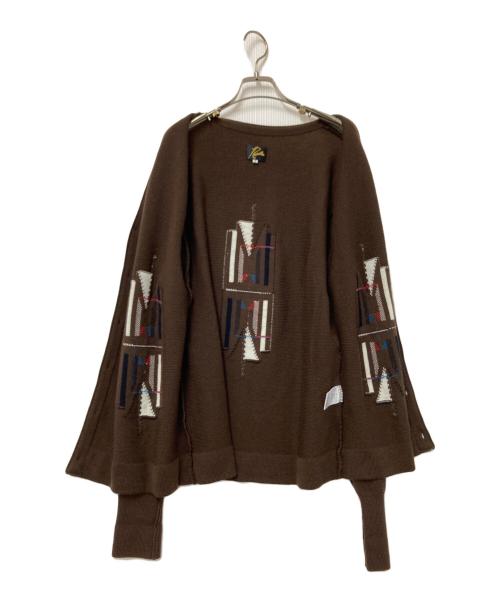 Needles（ニードルズ）Needles (ニードルズ) V Neck Cardigan - Chimayo ブラウン サイズ:Sの古着・服飾アイテム