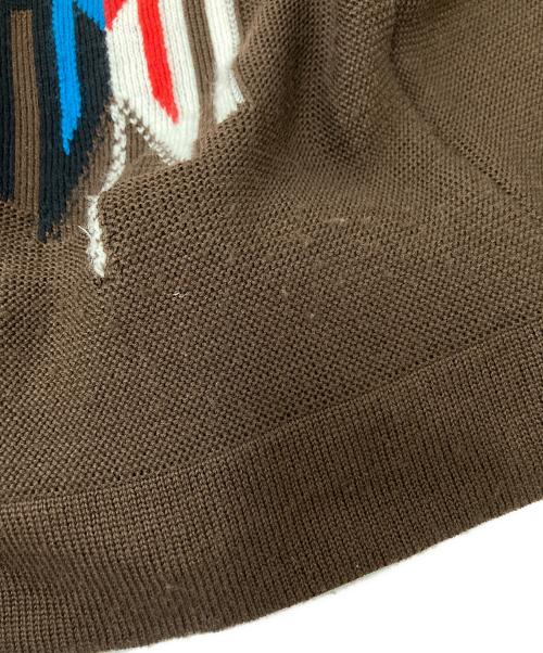 Needles（ニードルズ）Needles (ニードルズ) V Neck Cardigan - Chimayo ブラウン サイズ:Sの古着・服飾アイテム