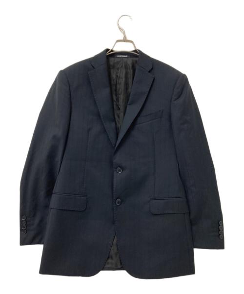 EMPORIO ARMANI（エンポリオアルマーニ）EMPORIO ARMANI (エンポリオアルマーニ) テーラードジャケット ブラック サイズ:1の古着・服飾アイテム