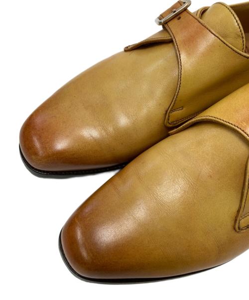 Tricker's（トリッカーズ）Tricker's (トリッカーズ) シングルモンクシューズ ブラウン サイズ:6.5の古着・服飾アイテム