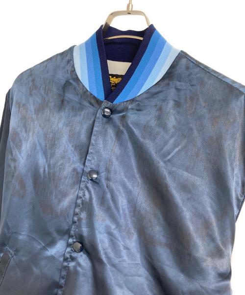 Swing ster（スウィングスター）Swing ster (スウィングスター) 70-80‘Sスタジャン ネイビー サイズ:Lの古着・服飾アイテム