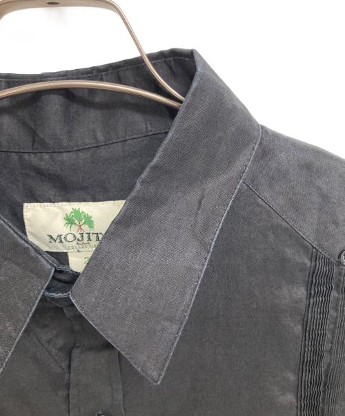 MOJITO（モヒート）MOJITO (モヒート) キューバシャツ ブラック サイズ:2Xの古着・服飾アイテム