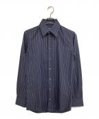 DOLCE & GABBANAドルチェ＆ガッバーナ）の古着「ストライプシャツ」｜ブラック