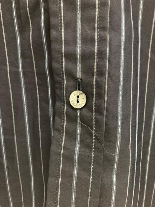DOLCE & GABBANA（ドルチェ＆ガッバーナ）DOLCE & GABBANA (ドルチェ＆ガッバーナ) ストライプシャツ ブラック サイズ:39 15 1/2の古着・服飾アイテム