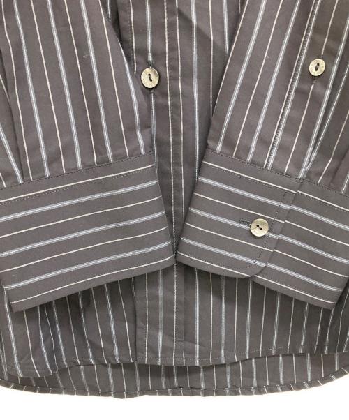 DOLCE & GABBANA（ドルチェ＆ガッバーナ）DOLCE & GABBANA (ドルチェ＆ガッバーナ) ストライプシャツ ブラック サイズ:39 15 1/2の古着・服飾アイテム