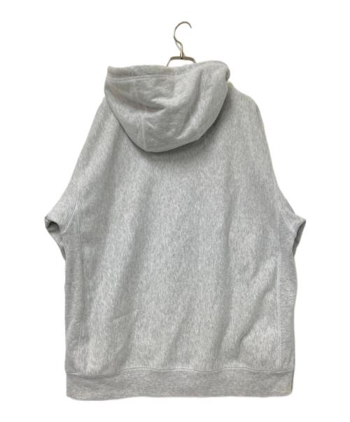 HUF（ハフ）HUF (ハフ) MINI EMB FULL ZIP HOODIE グレー サイズ:Lの古着・服飾アイテム