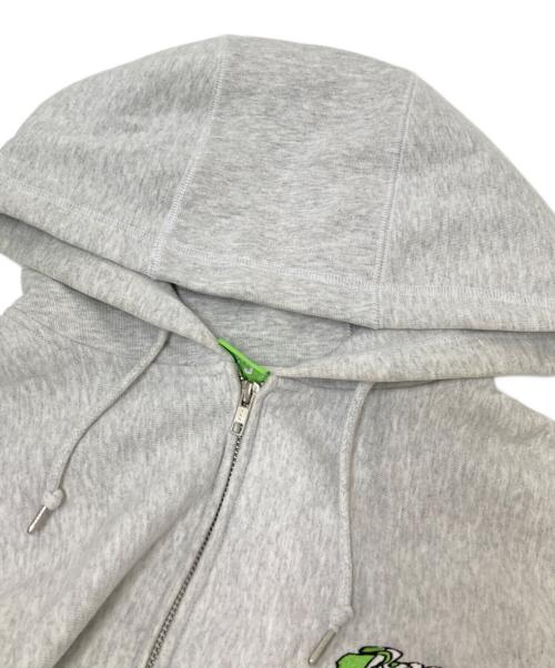 HUF（ハフ）HUF (ハフ) MINI EMB FULL ZIP HOODIE グレー サイズ:Lの古着・服飾アイテム