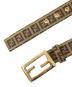 FENDI (フェンディ) FFロゴベルト ブラウン×ベージュ サイズ:90|36：19000円