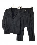 GIORGIO ARMANIジョルジョアルマーニ）の古着「3Pセットアップスーツ」｜ブラック