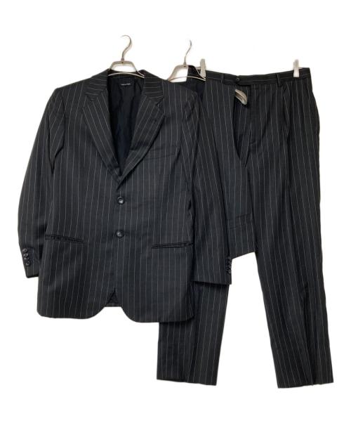 GIORGIO ARMANI（ジョルジョアルマーニ）GIORGIO ARMANI (ジョルジョアルマーニ) 3Pセットアップスーツ ブラック サイズ:46の古着・服飾アイテム