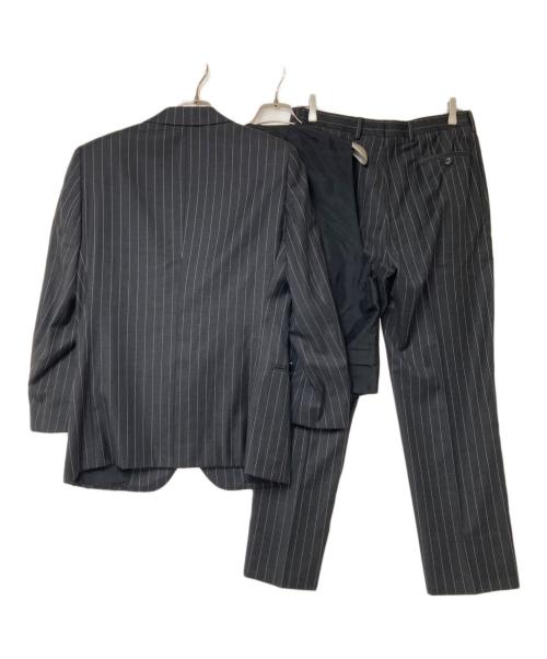 GIORGIO ARMANI（ジョルジョアルマーニ）GIORGIO ARMANI (ジョルジョアルマーニ) 3Pセットアップスーツ ブラック サイズ:46の古着・服飾アイテム