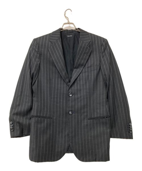 GIORGIO ARMANI（ジョルジョアルマーニ）GIORGIO ARMANI (ジョルジョアルマーニ) 3Pセットアップスーツ ブラック サイズ:46の古着・服飾アイテム