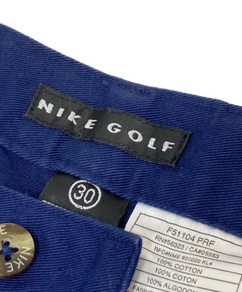NIKE GOLF（ナイキゴルフ）NIKE GOLF (ナイキゴルフ) 90-00‘Sツータックハーフパンツ ネイビー サイズ:30の古着・服飾アイテム