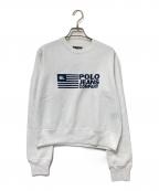 POLO JEANS CO.ポロジーンズカンパニー）の古着「クルーネックスウェット」｜ホワイト