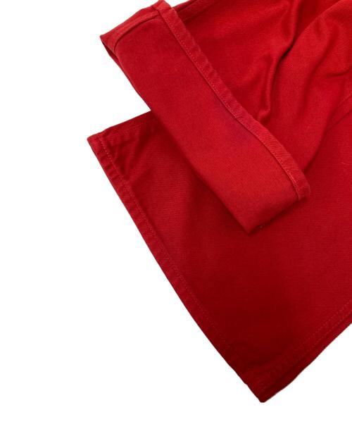 BIG JOHN（ビッグジョン）BIG JOHN (ビッグジョン) ベルボトムパンツ レッド サイズ:78.5cm (W31) 未使用品の古着・服飾アイテム