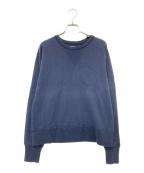 TENDERLOINテンダーロイン）の古着「Vガゼットスウェット」｜ネイビー