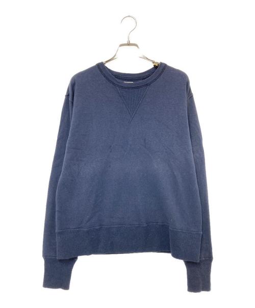 TENDERLOIN（テンダーロイン）TENDERLOIN (テンダーロイン) Vガゼットスウェット ネイビー サイズ:Sの古着・服飾アイテム