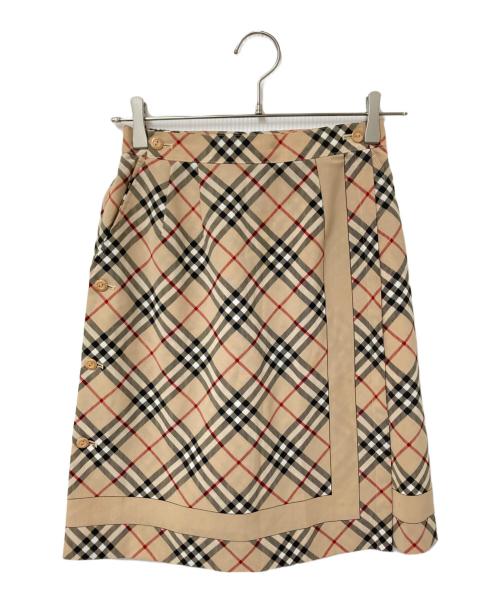BURBERRY GOLF（バーバリーゴルフ）BURBERRY GOLF (バーバリーゴルフ) ノヴァチェックキュロットスカート ベージュ サイズ:Mの古着・服飾アイテム