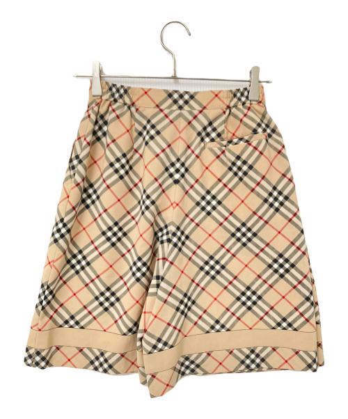 BURBERRY GOLF（バーバリーゴルフ）BURBERRY GOLF (バーバリーゴルフ) ノヴァチェックキュロットスカート ベージュ サイズ:Mの古着・服飾アイテム