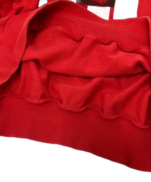 DIESEL（ディーゼル）DIESEL (ディーゼル) ペーパーハウス コラボパーカー レッド サイズ:XXLの古着・服飾アイテム