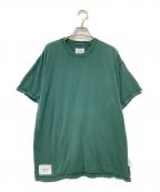 WTAPSダブルタップス）の古着「WTVUA / SS / COTTON Tシャツ」｜グリーン