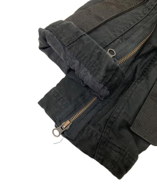 C.E（シーイー）C.E (シーイー キャブエンプト) ジップポケットカーゴパンツ ブラック サイズ:Mの古着・服飾アイテム