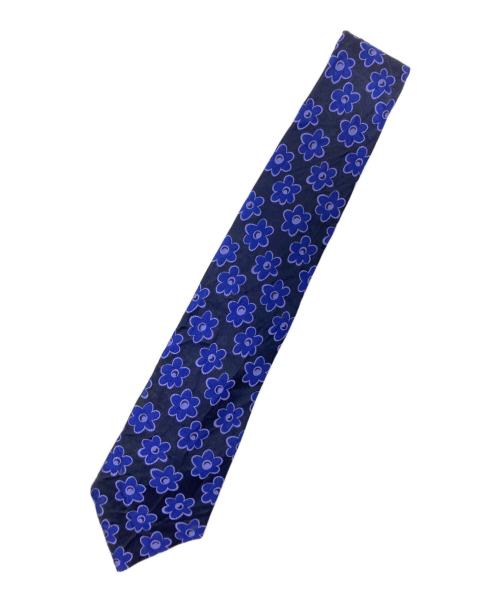 COMME des GARCONS HOMME DEUX（コムデギャルソン オム ドゥ）COMME des GARCONS HOMME DEUX (コムデギャルソン オム ドゥ) シルクネクタイ ブルー×ネイビー サイズ:下記参照の古着・服飾アイテム