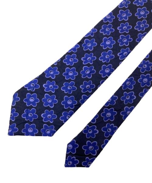 COMME des GARCONS HOMME DEUX（コムデギャルソン オム ドゥ）COMME des GARCONS HOMME DEUX (コムデギャルソン オム ドゥ) シルクネクタイ ブルー×ネイビー サイズ:下記参照の古着・服飾アイテム