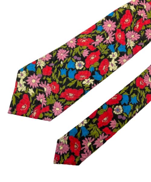 COMME des GARCONS HOMME DEUX（コムデギャルソン オム ドゥ）COMME des GARCONS HOMME DEUX (コムデギャルソン オム ドゥ) 花柄ネクタイ ピンク サイズ:下記参照の古着・服飾アイテム